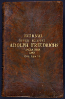 Thumbnail - Dagbok med respective ostindiska compagniets skepp Adolph Fredrich under resan till och från Canton i China under 1768, 69, 70