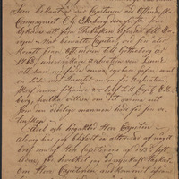 Thumbnail - Brev från Carl von Linné till kapten C.G. Ekeberg