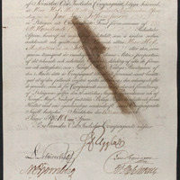 Thumbnail - Makulerade aktiebrev 5 oktrojen. Nr 351-400